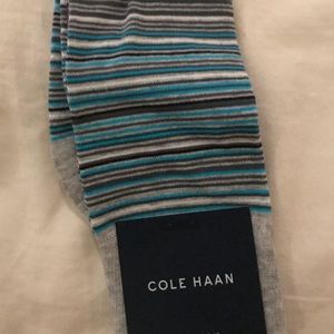 Cole Hann Stripped Blue Socks - NEW